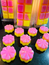 Load image into Gallery viewer, Rhubarb & Custard individual flower wax melts (6)