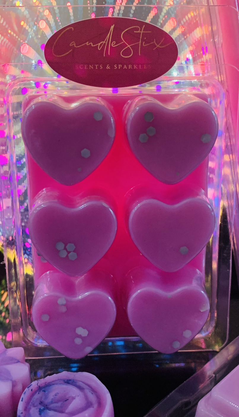 Fab Spring Blossom heart wax melt snap bar