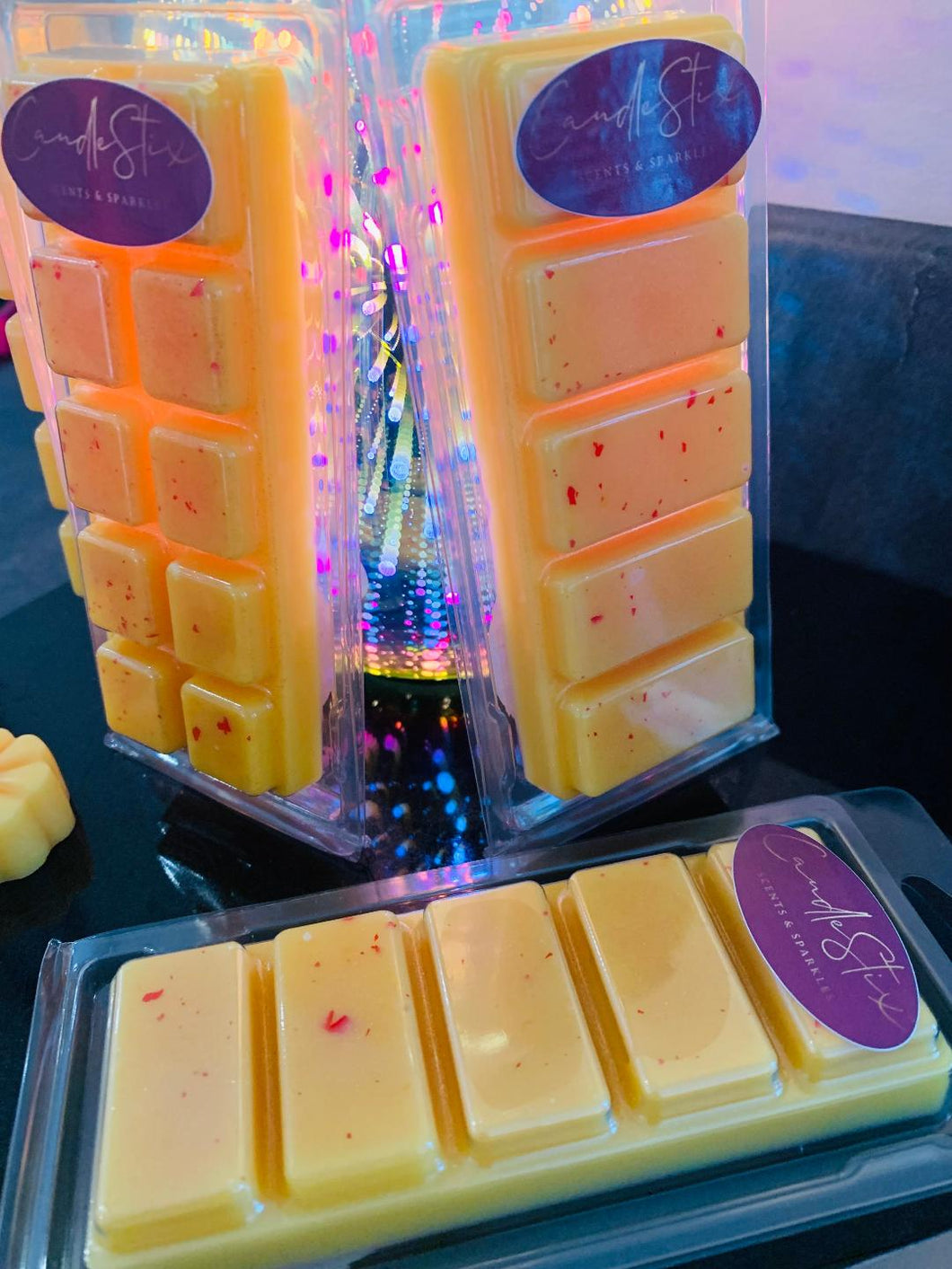 Scrummy Mango & Passionfruit wax melt snap bar